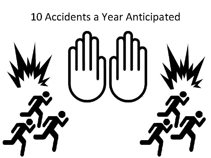 10 Accidents a Year Anticipated 