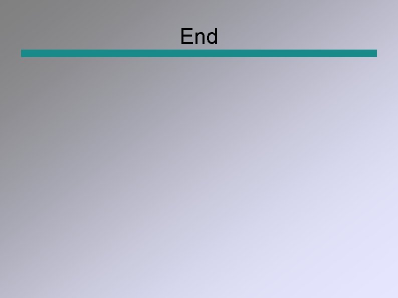 End 