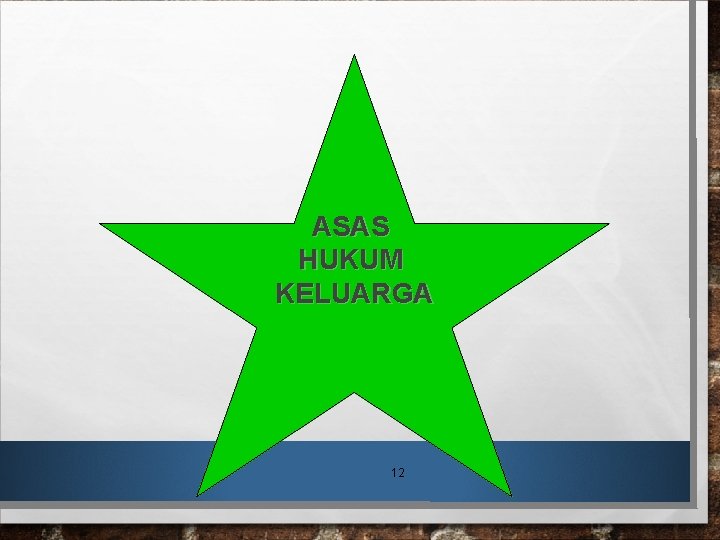 ASAS HUKUM KELUARGA 12 