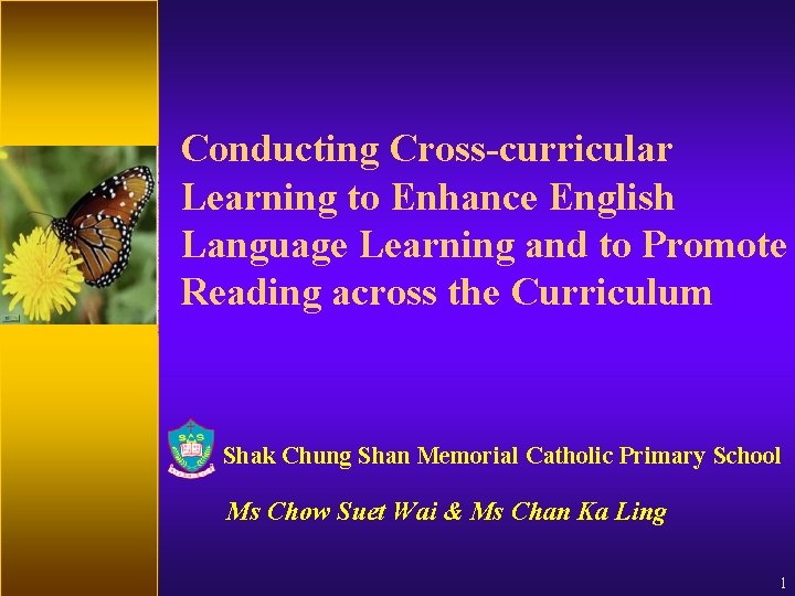 Conducting Cross-curricular Learning to Enhance English Language Learning and to Promote Reading across the