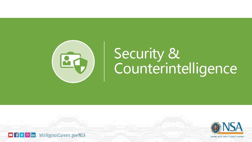 Security & Counterintelligence 