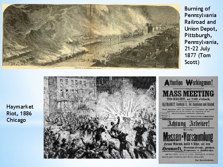 Burning of Pennsylvania Railroad and Union Depot, Pittsburgh, Pennsylvania, 21– 22 July 1877 (Tom