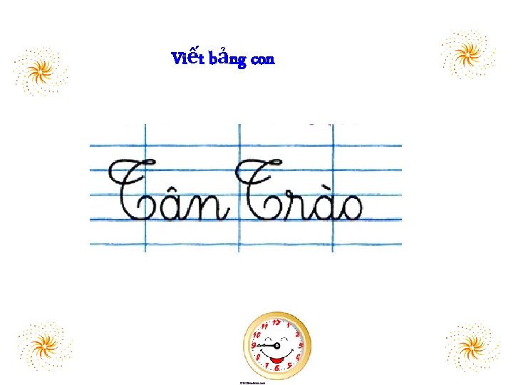 Viết bảng con 