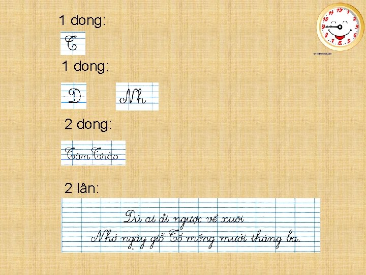 1 dong: 2 lân: 