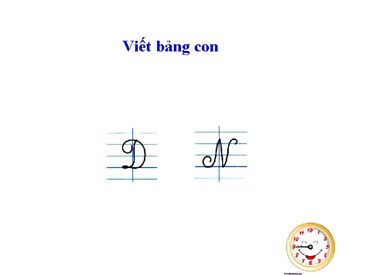 Viết bảng con 