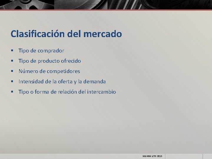 Clasificación del mercado § Tipo de comprador § Tipo de producto ofrecido § Número