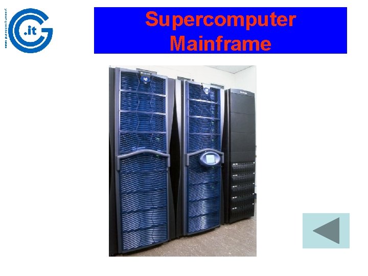 www. giuseppechiumeo. it Supercomputer Mainframe 