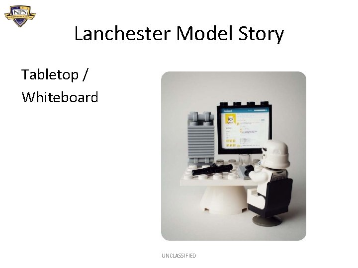 Lanchester Model Story Tabletop / Whiteboard UNCLASSIFIED 