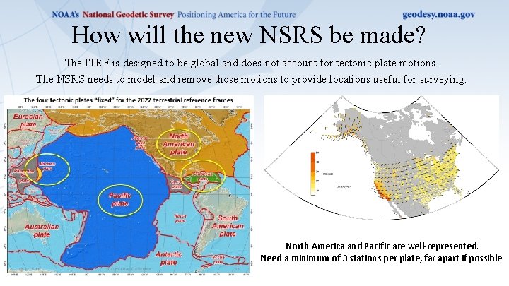 How will the new NSRS be made? The ITRF is designed to be global