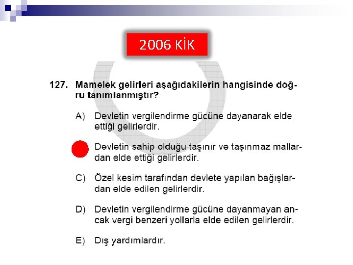 2006 KİK 