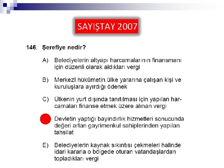 SAYIŞTAY 2007 