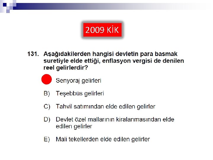 2009 KİK 