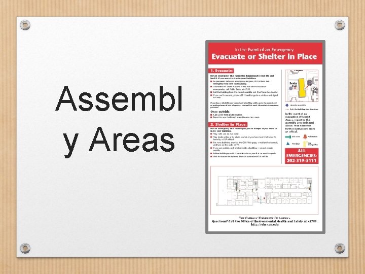 Assembl y Areas 
