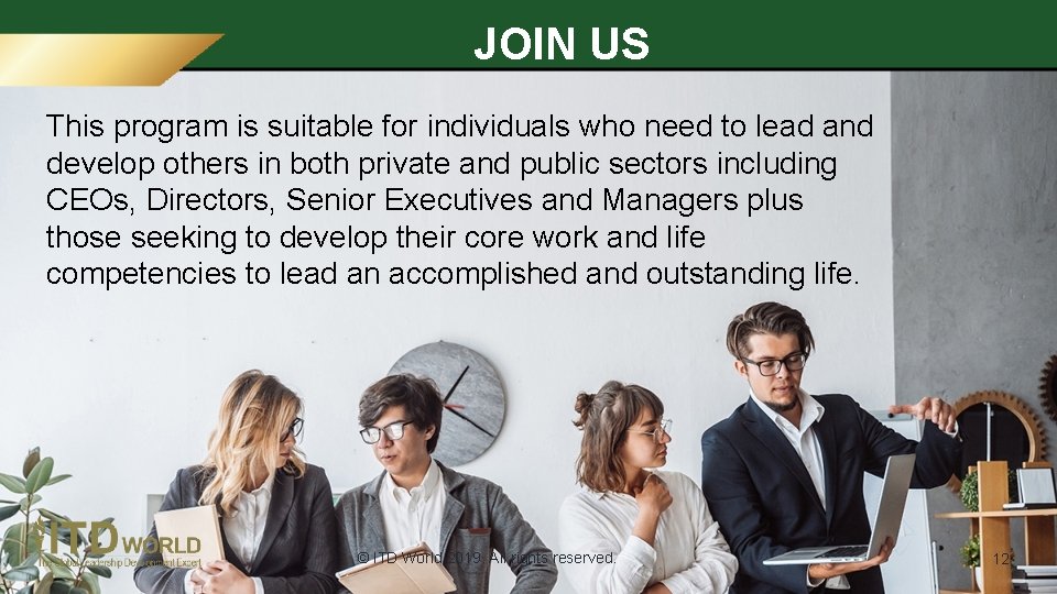 JOIN US This program is suitable for individuals who need to lead and develop JOIN US This program is suitable for individuals who need to lead and develop