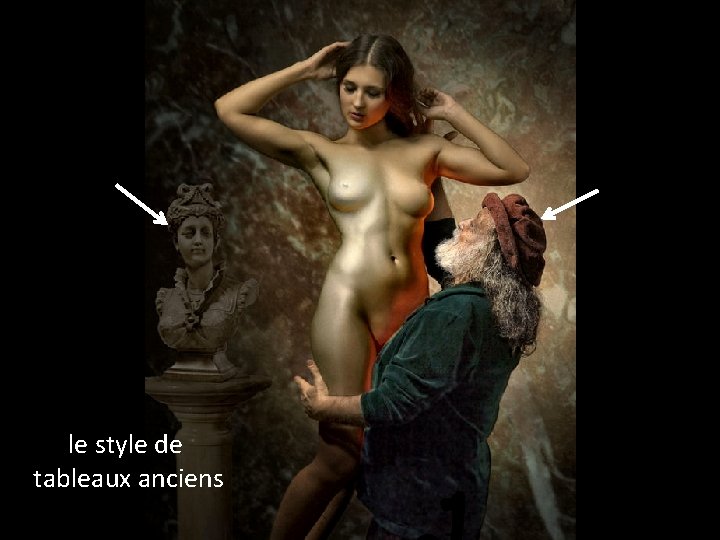 le style de tableaux anciens 