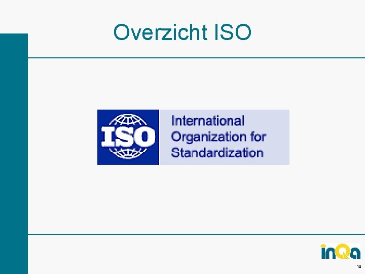 Overzicht ISO 10 