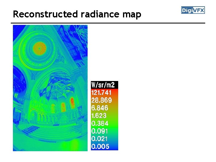 Reconstructed radiance map 