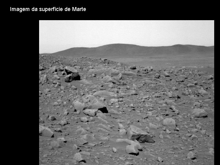 Imagem da superfície de Marte 