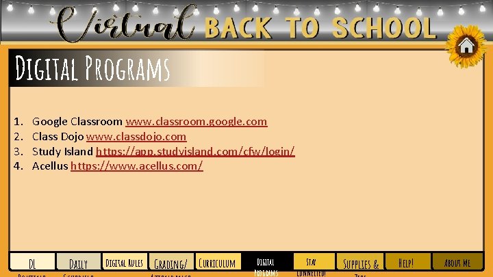 Digital Programs 1. 2. 3. 4. Google Classroom www. classroom. google. com Class Dojo Digital Programs 1. 2. 3. 4. Google Classroom www. classroom. google. com Class Dojo