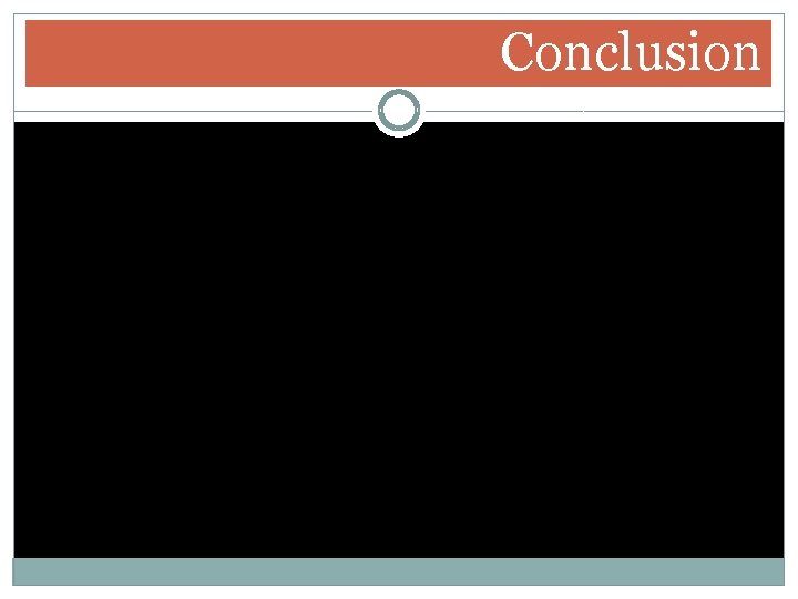 Conclusion Conclusion