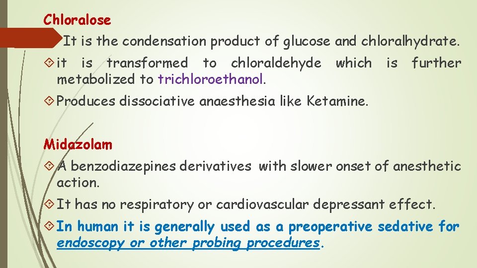 Chloralose It is the condensation product of glucose and chloralhydrate. it is transformed to Chloralose It is the condensation product of glucose and chloralhydrate. it is transformed to
