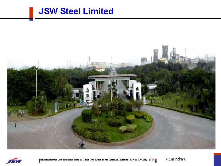 JSW Steel Limited Orientation cum coordination confn. & Table Top Exercise on Chemical disaster,