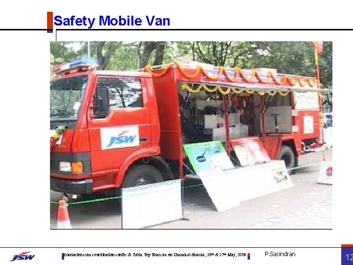 Safety Mobile Van Orientation cum coordination confn. & Table Top Exercise on Chemical disaster,