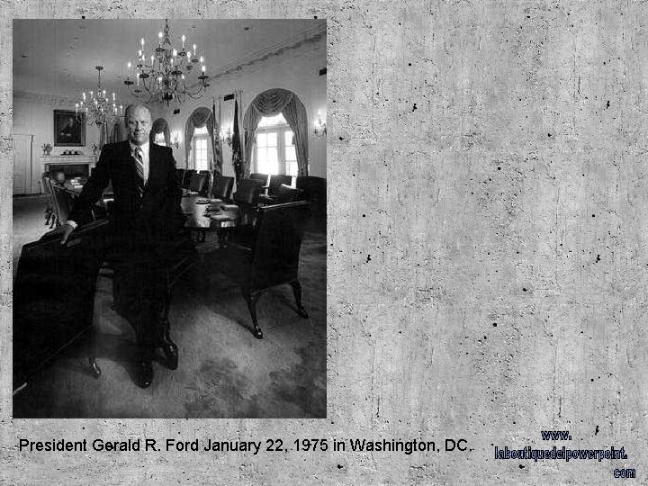 President Gerald R. Ford January 22, 1975 in Washington, DC. 