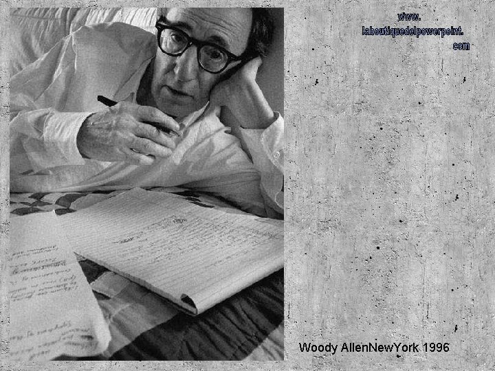 Woody Allen. New. York 1996 