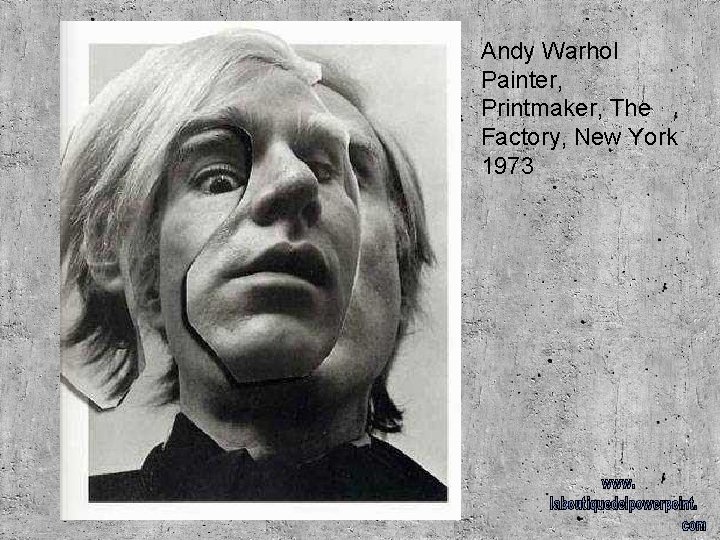 Andy Warhol Painter, Printmaker, The Factory, New York 1973 