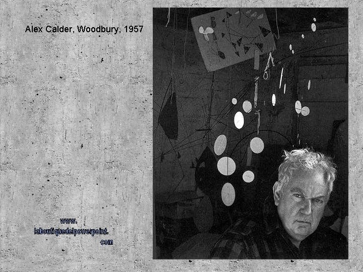 Alex Calder, Woodbury, 1957 