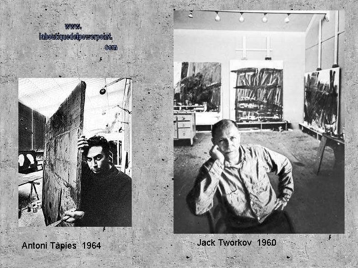 Antoni Tàpies 1964 Jack Tworkov 1960 