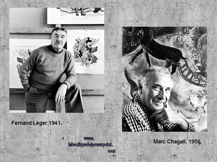 Fernand Léger, 1941. Marc Chagall, 1956. 