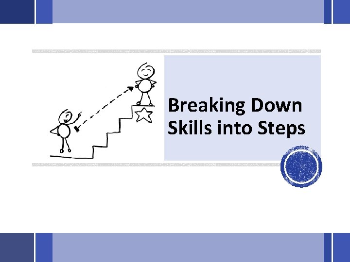 Breaking Down Skills into Steps 