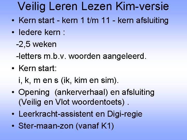 Veilig Leren Lezen Kim-versie • Kern start - kern 1 t/m 11 - kern