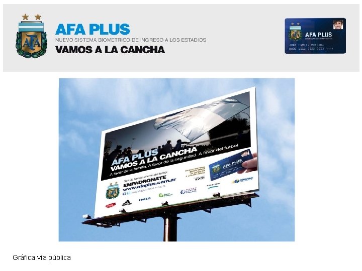 Gráfica vía pública 