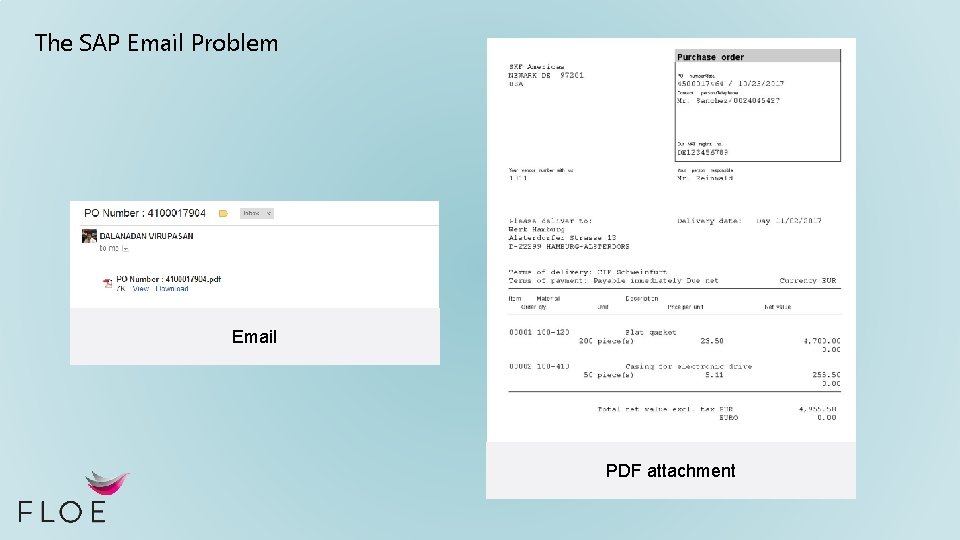 The SAP Email Problem Email PDF attachment 