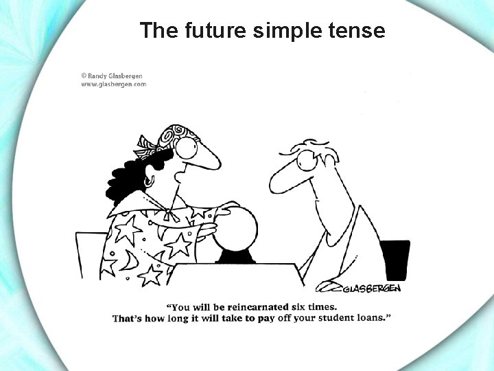 The future simple tense 