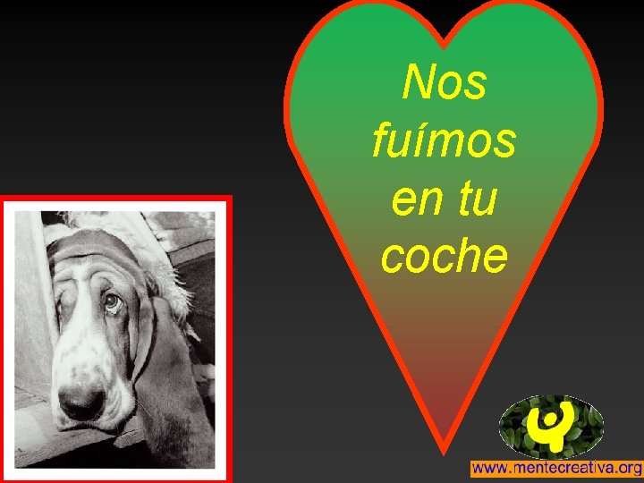 Nos fuímos en tu coche 