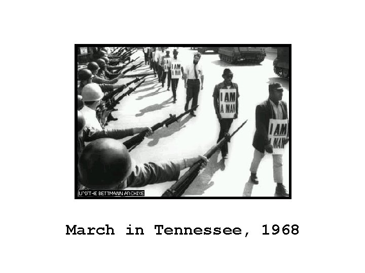 March in Tennessee, 1968 