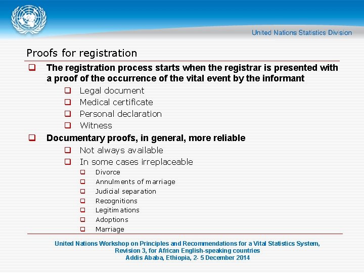 Proofs for registration q The registration process starts when the registrar is presented with