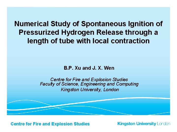 Numerical Study of Spontaneous Ignition of Pressurized Hydrogen Release through a length of tube