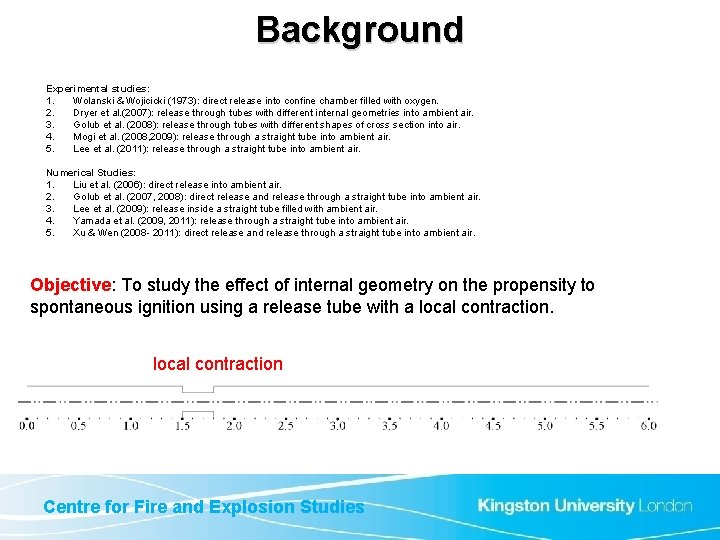 Background Experimental studies: 1. Wolanski & Wojicicki (1973): direct release into confine chamber filled