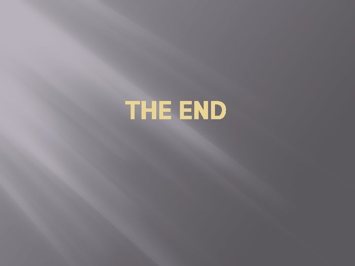 THE END 