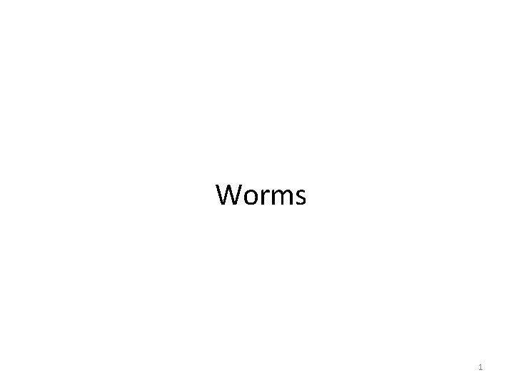 Worms 1 