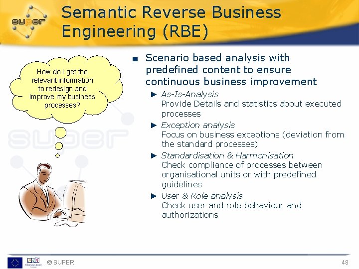 Semantic Reverse Business Engineering (RBE) How do I get the relevant information to redesign