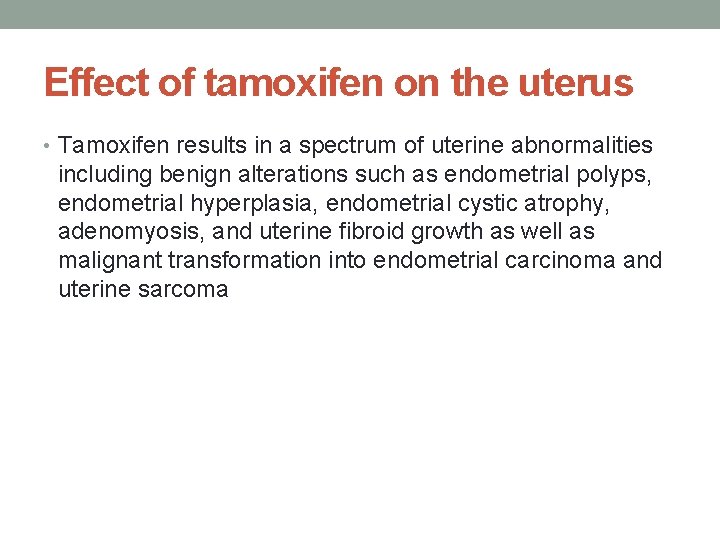 endometrial cancer tamoxifen)