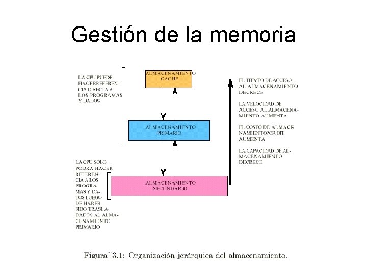 Gestión de la memoria 