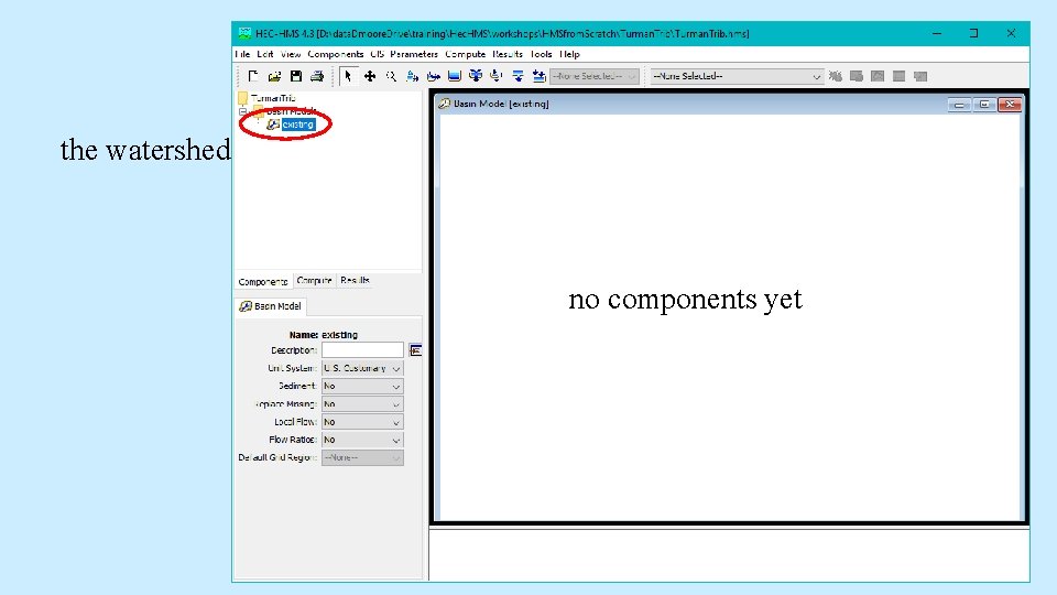 the watershed no components yet the watershed no components yet