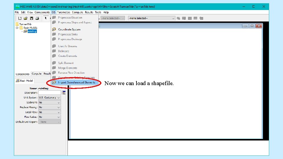 Now we can load a shapefile. Now we can load a shapefile.